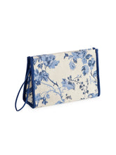 Load image into Gallery viewer, Fiorella Zip Pouch Blue