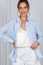 Load image into Gallery viewer, Blue Striped Shirt