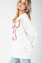 Load image into Gallery viewer, Bow Splatter Sweatshirt