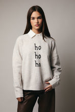 Load image into Gallery viewer, Crew Neck Long Sleeve 'ho Ho Ho' Sweater
