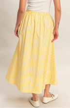 Load image into Gallery viewer, Striped Elastic Waist Flowy Midi Skirt