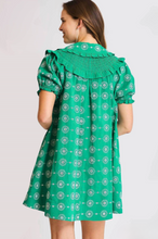 Load image into Gallery viewer, Vintage-Inspired Ruffle Collar Mini Dress