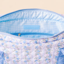 Load image into Gallery viewer, Everyday Quilted Tote Petal Parade Blue