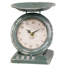 Load image into Gallery viewer, Vintage Blue Old Town Scale Clock