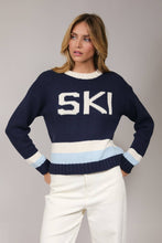 Load image into Gallery viewer, Round Neck Long Sleeve "Ski" Sweater