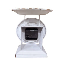 Load image into Gallery viewer, Farmhouse White Old Town Scale Clock