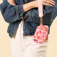 Load image into Gallery viewer, Dynamic Duo Pouch Wristlet Blushing Bows