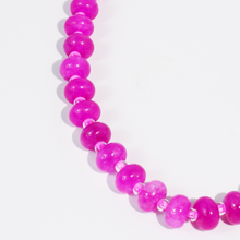 Load image into Gallery viewer, Fuchsia Gemstone Necklace
