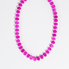 Load image into Gallery viewer, Fuchsia Gemstone Necklace