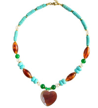 Load image into Gallery viewer, Island Heart Necklace