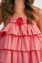 Load image into Gallery viewer, Ruffled Checkered Cami