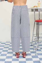 Load image into Gallery viewer, Stripe Pocket Detail Wide Leg Pants