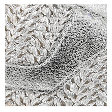 Load image into Gallery viewer, Tropics Braid Metallic Silver Sneaker