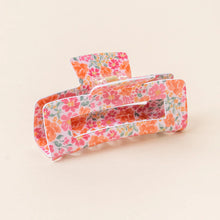 Load image into Gallery viewer, Secret Garden Pink Claw Clip