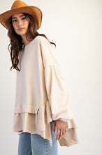 Load image into Gallery viewer, Layered Ruffle Bottom Tunic