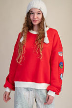 Load image into Gallery viewer, Boxy Washed Terry Pullover