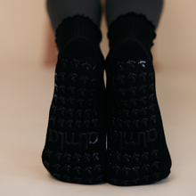Load image into Gallery viewer, Americano Black Pilates Grip Sock - Daily Grind