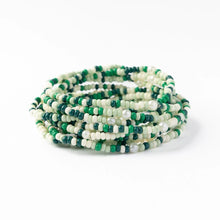 Load image into Gallery viewer, Sage Confetti Bracelet Set Green