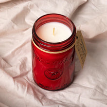 Load image into Gallery viewer, Paddywax Relish Jar 9.5oz Red Candle Pomegranate + Spruce