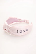 Load image into Gallery viewer, In A Word Silk Embroidered Headband Love