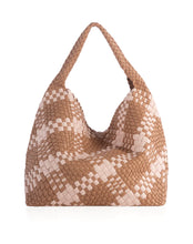 Load image into Gallery viewer, Blythe Plaid Hobo Sand
