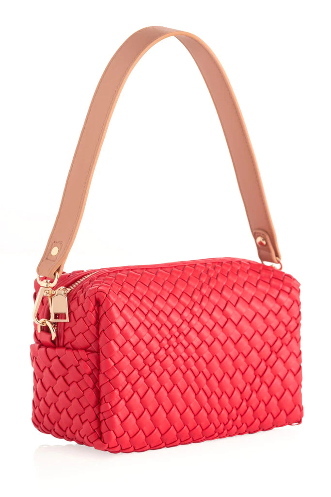 Blythe Boxy Crossbody Red Ally Sue Boutique