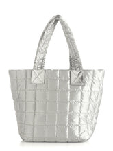 Load image into Gallery viewer, Logan Mini Tote Crossbody Silver
