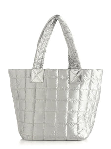 Logan Mini Tote Crossbody Silver