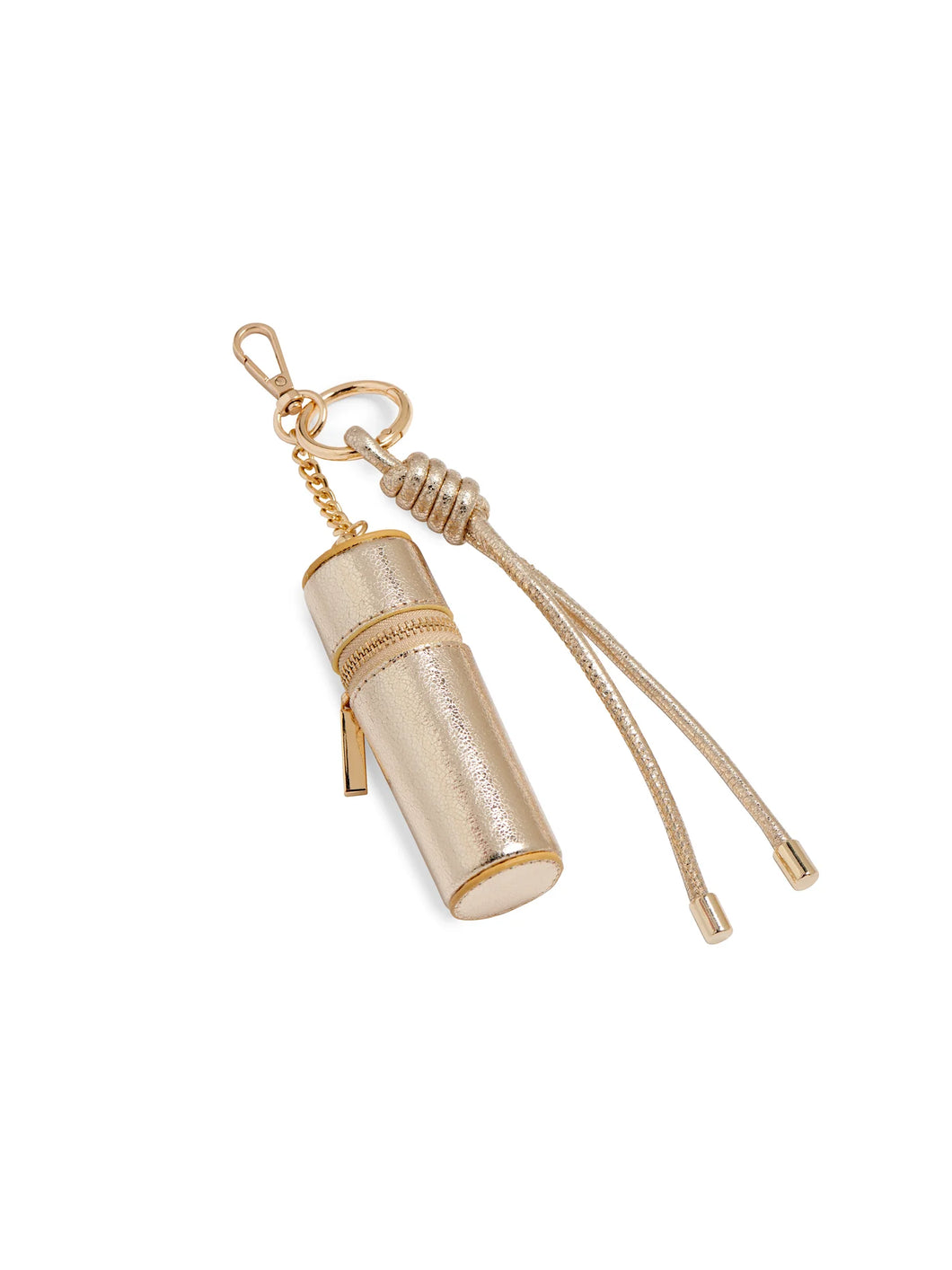 Shiraleah Lipstick Holder Bag Charm/Key Ring Gold