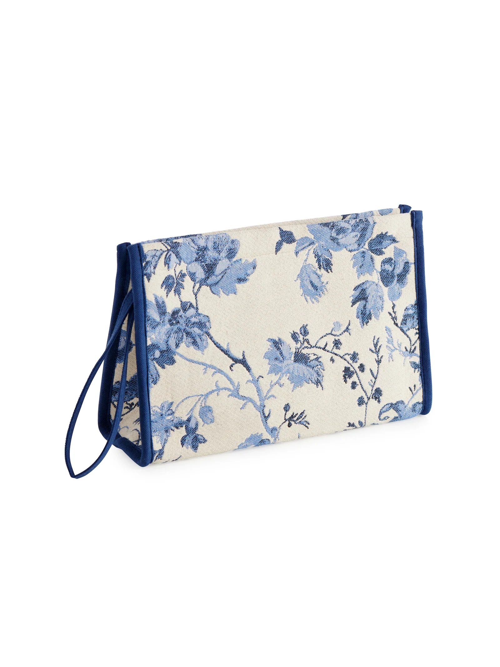Fiorella Zip Pouch Blue