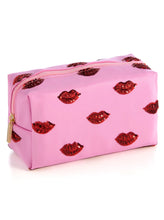 Load image into Gallery viewer, Cara Lips Pattern Cosmetic Pouch
