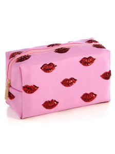 Cara Lips Pattern Cosmetic Pouch