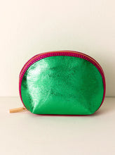 Load image into Gallery viewer, Skyler Cosmetic Pouch Emerald
