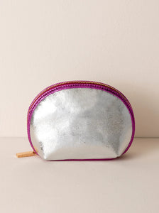 Skyler Cosmetic Pouch Silver