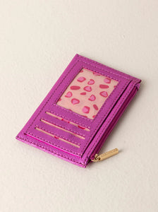 Skyler Card Holder Magenta