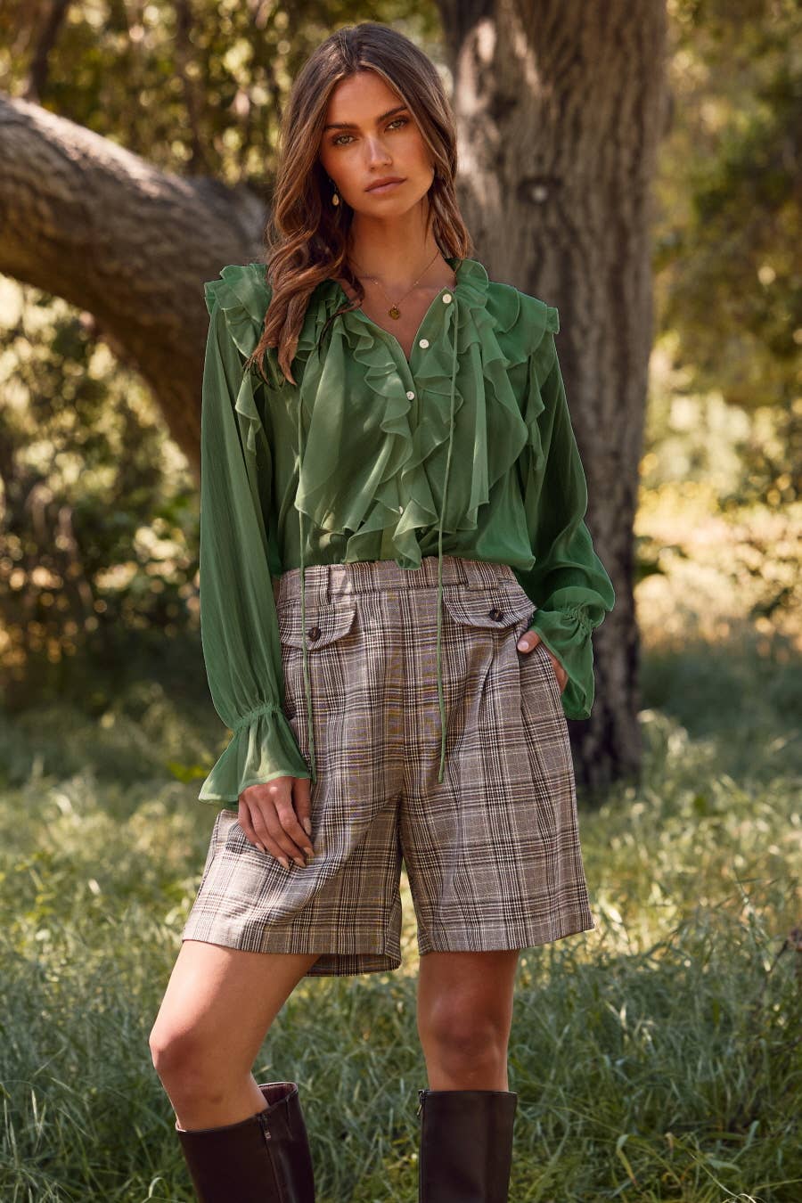 Sheer Chiffon Blouse