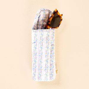 Sunglasses Case Petal Parade Blue