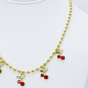 Cherry Cascade Necklace