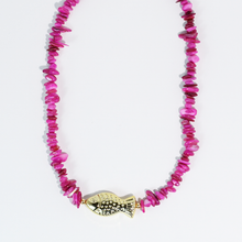 Load image into Gallery viewer, Fuchsia Ocean Necklace
