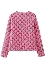 Load image into Gallery viewer, Pink Flower Printed Jacket
