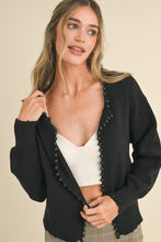 Load image into Gallery viewer, Black Pearl Detail Sweater
