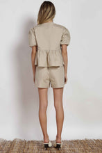 Load image into Gallery viewer, Khaki Poplin Bow Set
