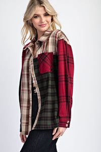 Oatmeal Colorblock Flannel