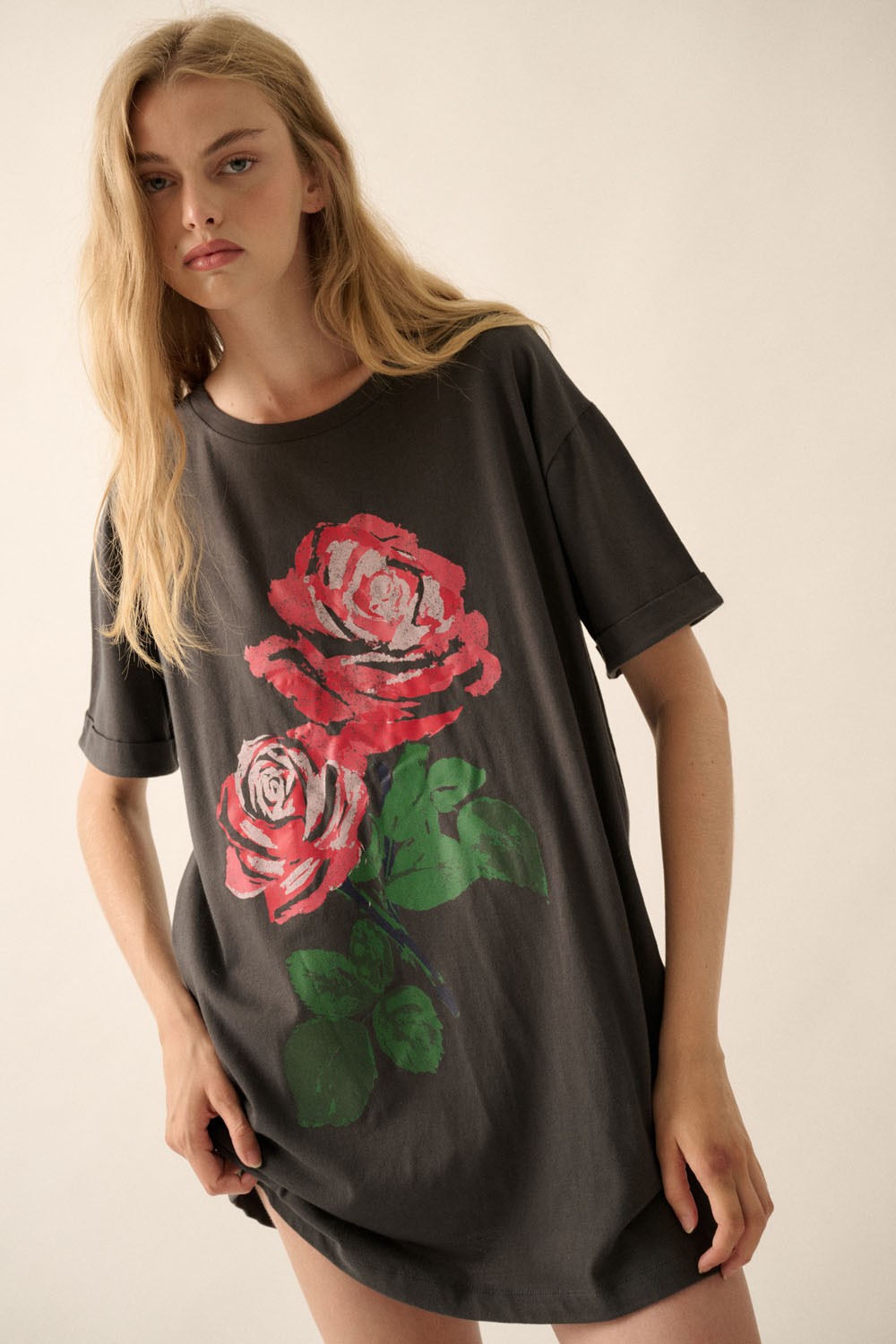 Rose Vintage Wash Tee