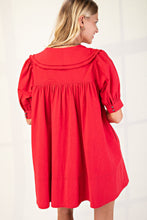 Load image into Gallery viewer, Red Sailor Collar Dress
