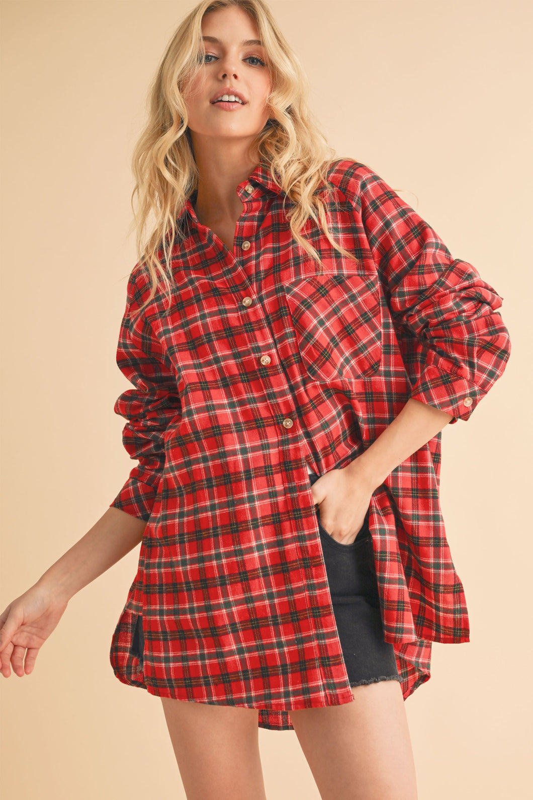 Abri Plaid Flannel Shirt