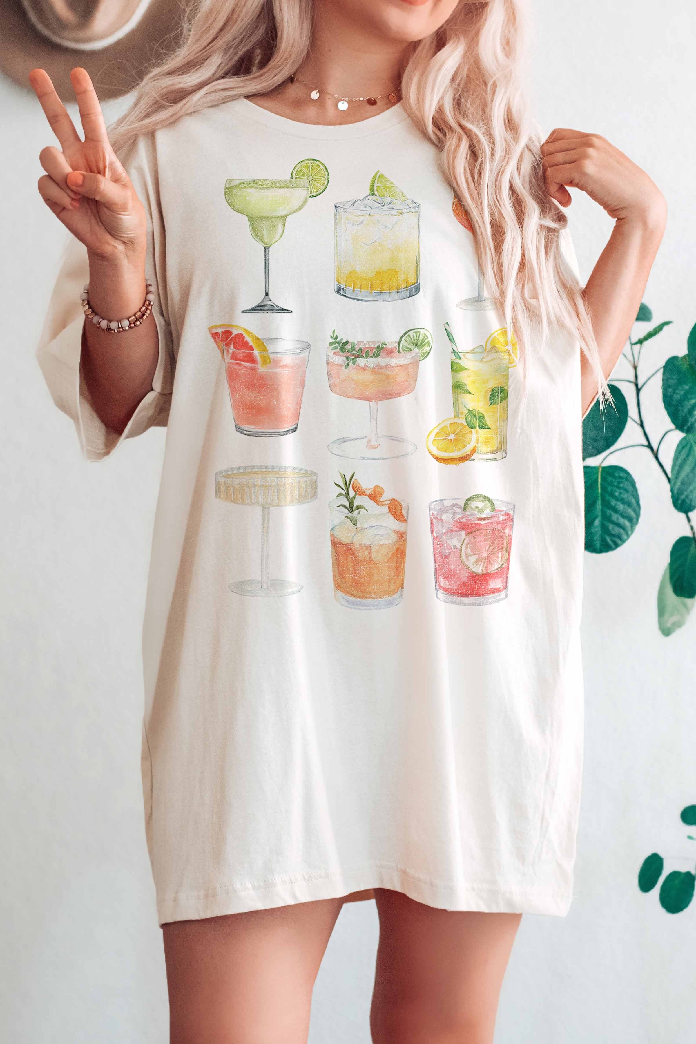Summer Drinks Collage Tee