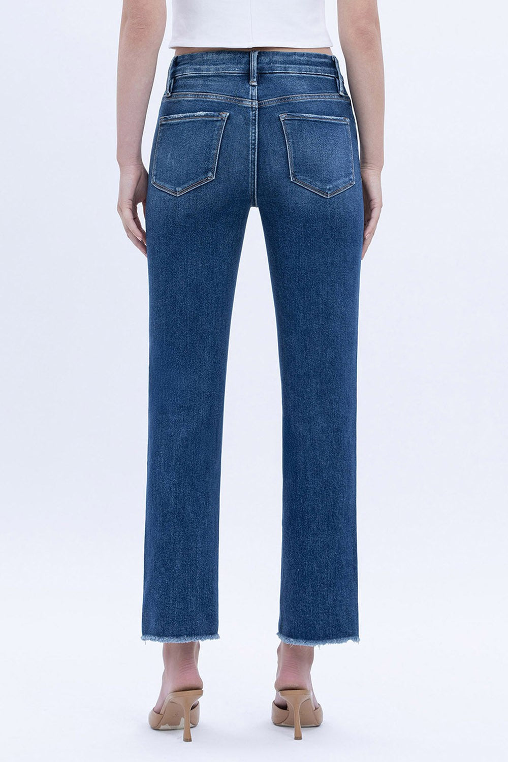 High Rise Slim Straight