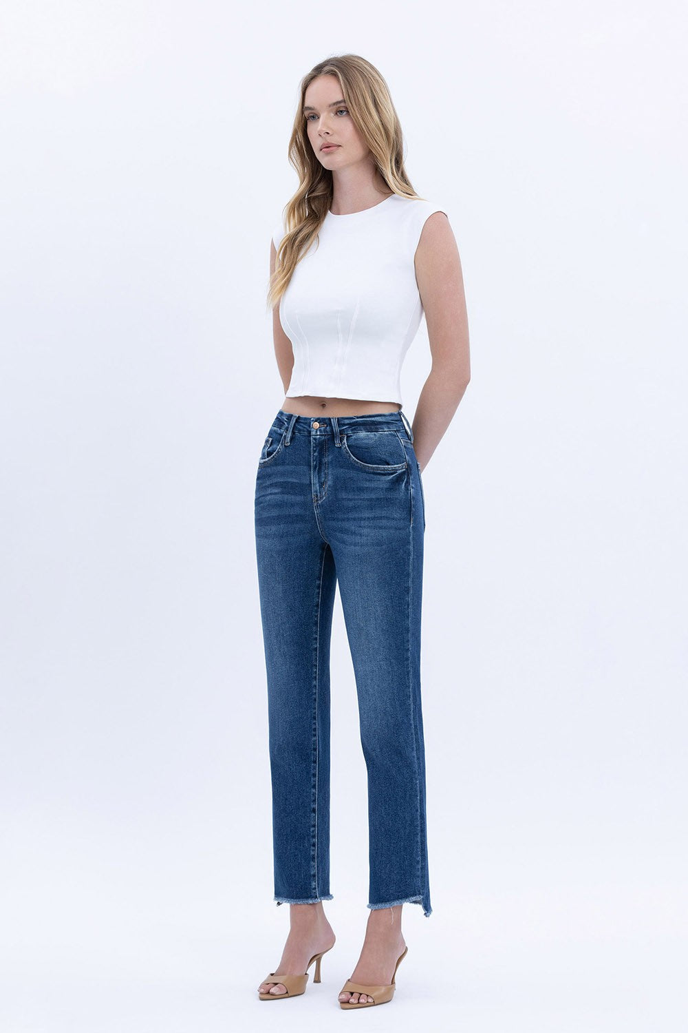 High Rise Slim Straight