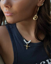 Load image into Gallery viewer, Cahoot Cowboy Hat Charm Hoop Earrings
